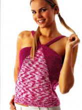 Сиреневый топ