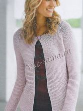 Светло-розовый жакет, фото