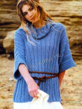 Свитер - голубая мечта