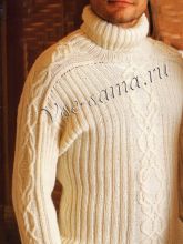 Свитер белого цвета