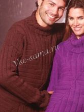 Свитер мужской цвета шоколада