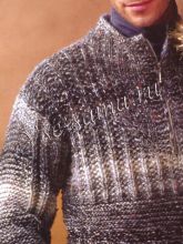 Свитер рельефным узором