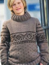 Свитер с орнаментом