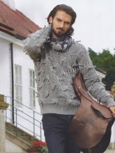 Свитер с шахматным узором, фото