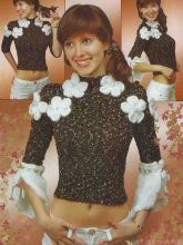 Свитерок со снимающимися манжетами