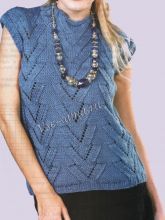 Топ - Синяя фантазия, фото