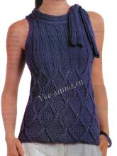 Топ фиолетового цвета, фото