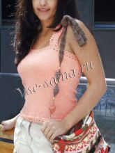 Топ спицами с обвязкой и сумка