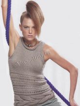 Топ светло-серого цвета, фото