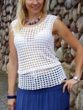 Туника крючком с разрезом на спине