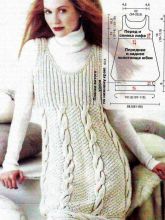 Туника-сарафан с витым узором