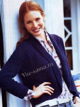 Тёмно-синий жакет