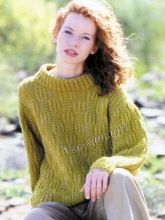 Уютный удлиненный джемпер, фото