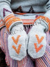 Варежки в этническом стиле