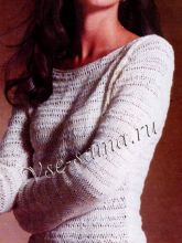 Вязание джемпера спицами