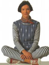 Вязаный жилет