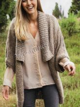 Вяжем кардиган спицами