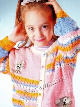 Жакет с кошкой и собачкой