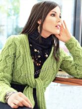 Жакет с воротником-шалька