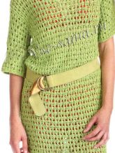 Зеленая сетчатая туника