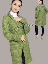 Зеленое полупальто, фото