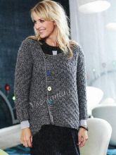 Жакет с асимметричной застежкой, фото