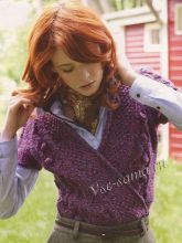 Жакет с запахом из мериносовой шерсти, фото