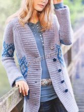 Жакет с жаккардом