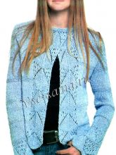 Жакет спицами