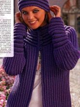 Жакет и шапочка