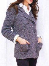 Жакет из патентной резинки