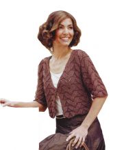 Жакет с рельефным узором