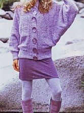 Жакет с рукавами летучая мышь