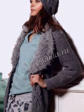 Жакет спицами и шапка