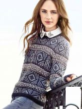 Жаккардовый пуловер, фото