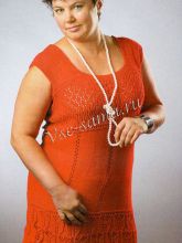 Женская туника спицами