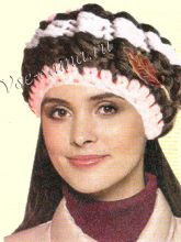 Берет разноцветный, фото