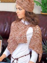 Бежевый меланжевый комплект, фото