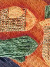 Двойные варежки для ребенка, фото