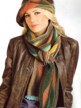 Фетровая шляпа спицами