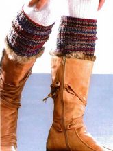 Гетры: супер — с мини-юбкой