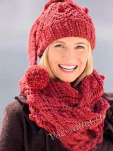 Красный комплект с шишечками, фото