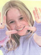 Лиловые митенки