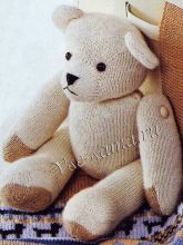 Мишки вязаные спицами