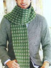 Мужской шарф "Серый клык", фото