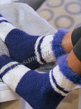 Носки - Пушистые каемочки