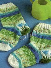 Носки с тюльпанами