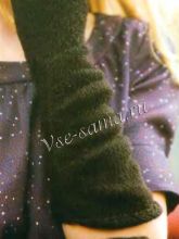 Перчатки с драпировкой Тайна, фото