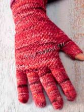 Перчатки с открытым большим пальцем, фото