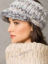 Повязка с козырьком и шарф-хомут, фото